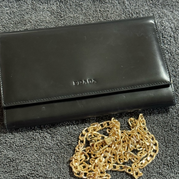 PRADA LONG WALLET W/ CHAIN - Picture 9 of 9